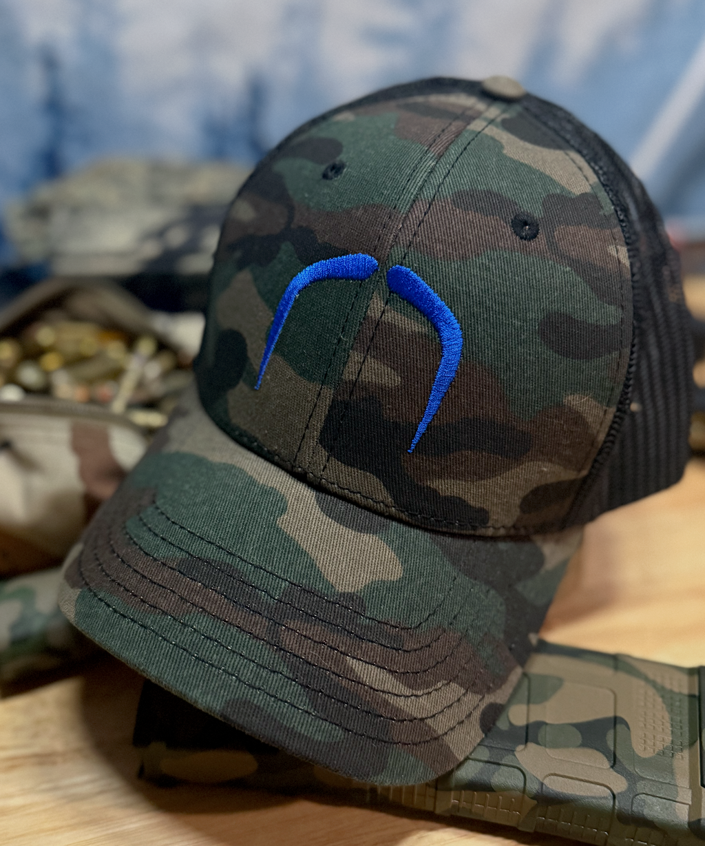 Blu Manchu Camouflage trucker hat